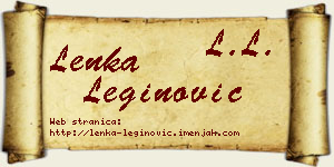 Lenka Leginović vizit kartica